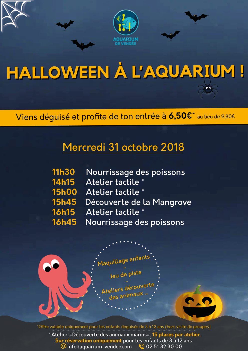 aquarium-talmont-planning-halloween-aquarium-de-vendee
